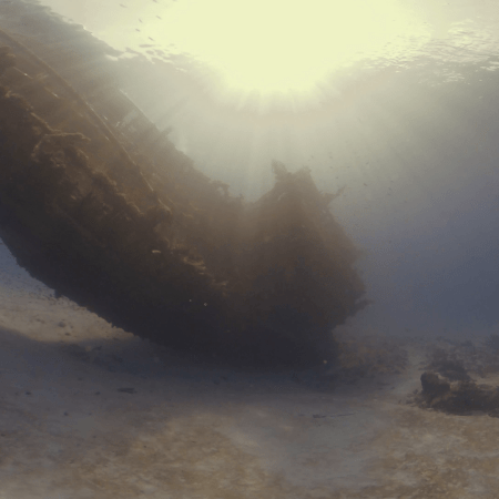 Sunken Wreck: Sunlit Depths